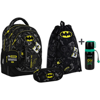Фото Школьный набор Kite DC Batman Рюкзак + Пенал + Сумка для обуви SET_DC25-700M