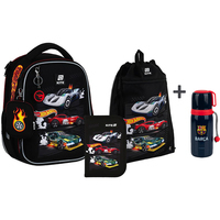 Фото Школьный набор Kite Hot Wheels Рюкзак + Пенал + Сумка для обуви SET_HW25-555S
