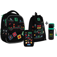 Фото Школьный набор Kite Pixel Game Рюкзак + Пенал + Сумка для обуви SET_K25-555S-4