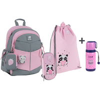Фото Школьный набор Kite Education Panda Рюкзак + Пенал + Сумка для обуви SET_K25-771S-1