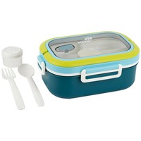 Фото Ланчбокс с разделителем Kite 1100 мл синий K25-1182-2